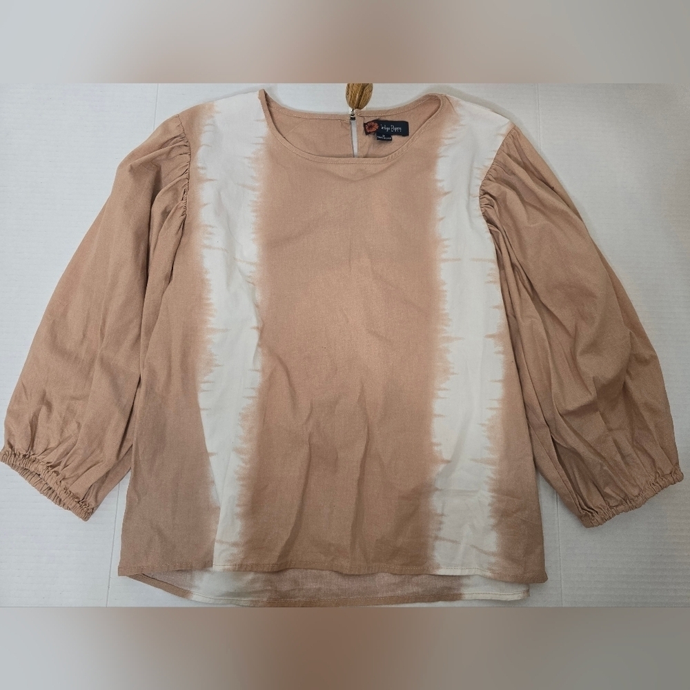 Indigo Poppy Blouse